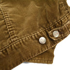 70's Wrangler Dark Brown Corduroy Jacket with Sherpa Liner... Size 46