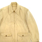 40's~ HARRIS Aqua Tile CLOTH JACKET...