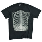 80's SCREEN STARS X-Rayed Leslie Arwin 1978 Bone T-shirt ... L