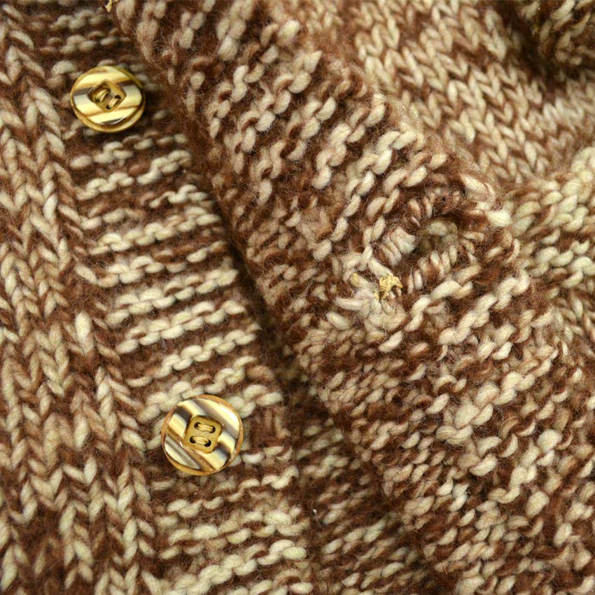 60's~ OLD HOMEMADE LONG SWEATER...