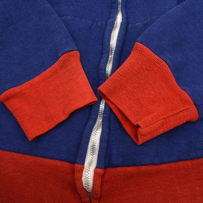 70's~ TWIN TOGS CREATION 2tone Zip Up Foodie... M