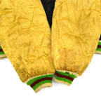 1940s- JAPAN SOUVENIR JACKET (Sukajan) with double-sided patch pockets and TOYO zipper...