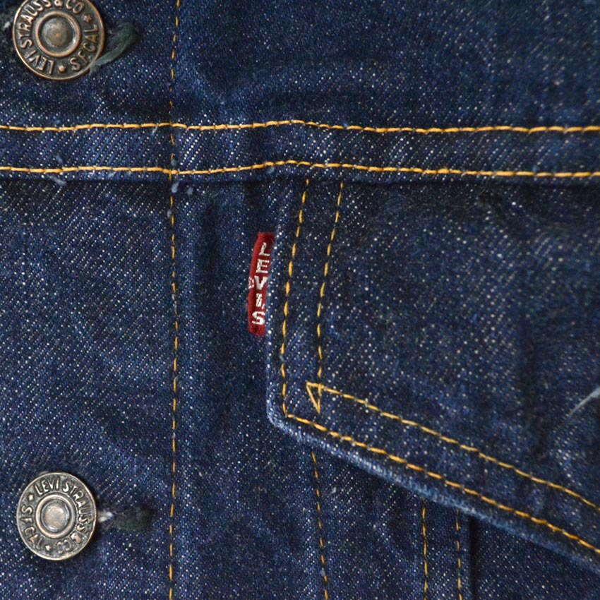 1960's LEVI'S 557 to 70505 DENIM JACKET Transition period... MINT