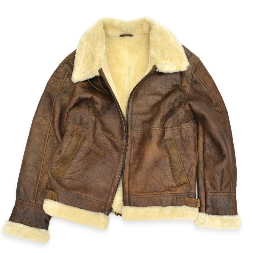 1990's BIGHORN SHEEPSKIN COMPANY TYPE B-3 BOMBER JACKET...S