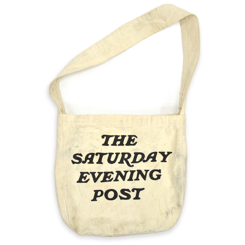 OLD THE SATURDAY EVENING POST DELIVERY BAG...