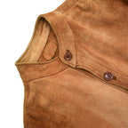1960's~ NUBUCK LEATHER PULLOVER SHIRTS...