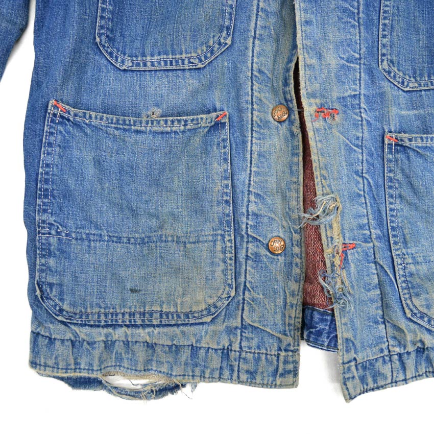 1960's BIGMAC DENIM COVERALL WITH BLANKET JUNK...