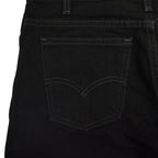 1990's Deadstock Levi's 518 Black Denim Pants... W32 L32