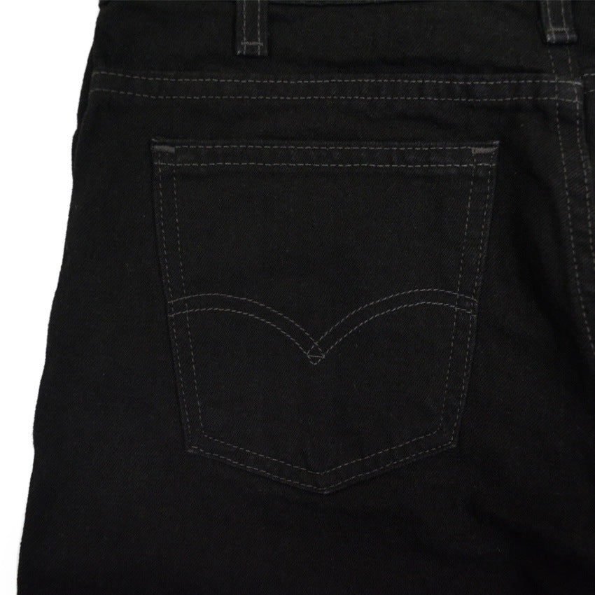 1990's Deadstock Levi's 518 Black Denim Pants... W32 L32