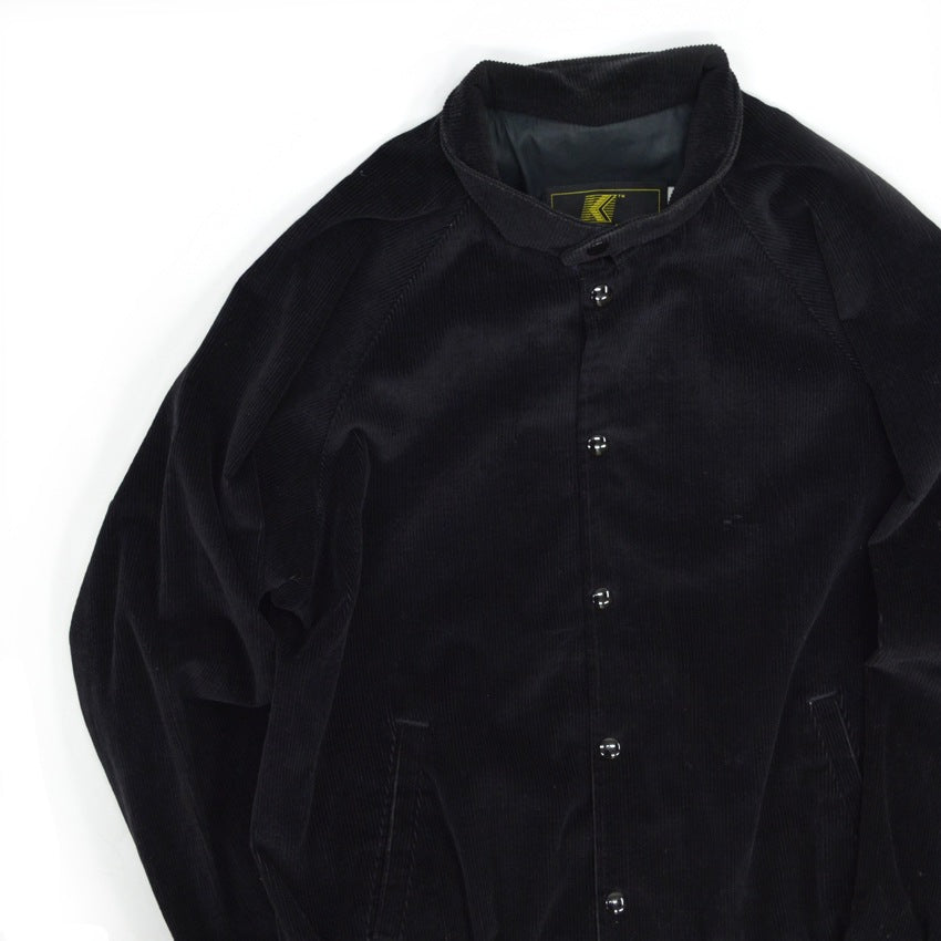 1990's K-Products BLACK PLAIN CORDUROY JACKET... L
