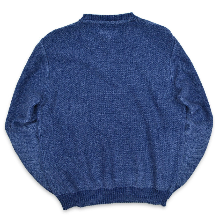 1980's LLBEAN INDIGO COTTON SWEATER...L