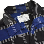 ~60's Truval Plaid Rayon Shirt...M