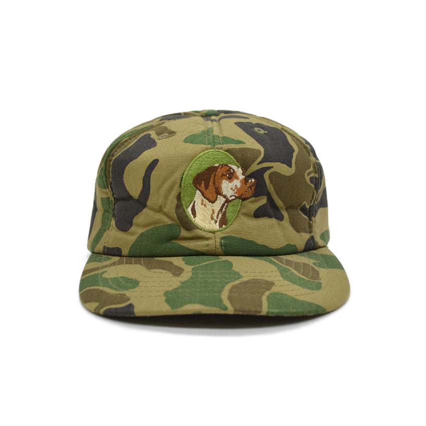 1980's Dog Embroidery Camo Cap...