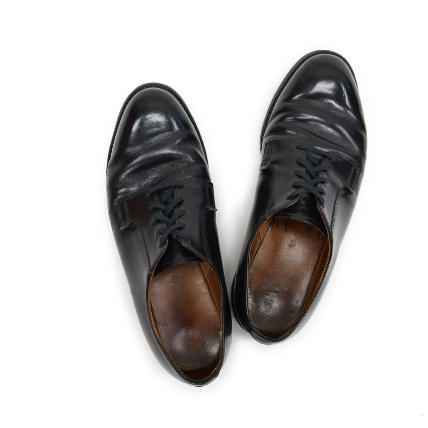 1970's~ REDWING 101 POSTMAN SHOES BLACK...9D