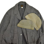 ~1940's UNIVERSAL UNIFORM CO. COVERT MECHANIC COAT & HATS...