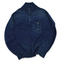 Polo by Ralph Lauren Indigo Dyed Hi Neck Sweat Shirt... XL