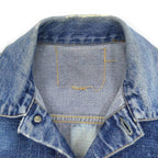 1950's LEVI'S 507XX DENIM JACKET BLEACHED...