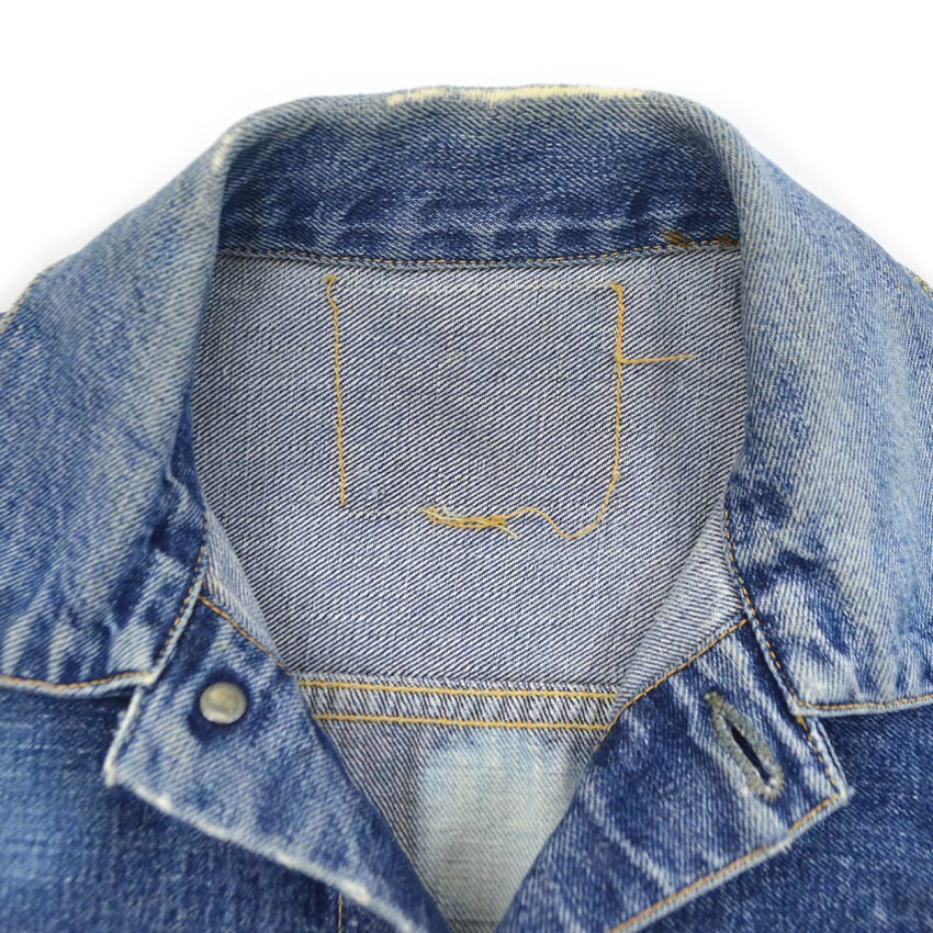 1950's LEVI'S 507XX DENIM JACKET BLEACHED...