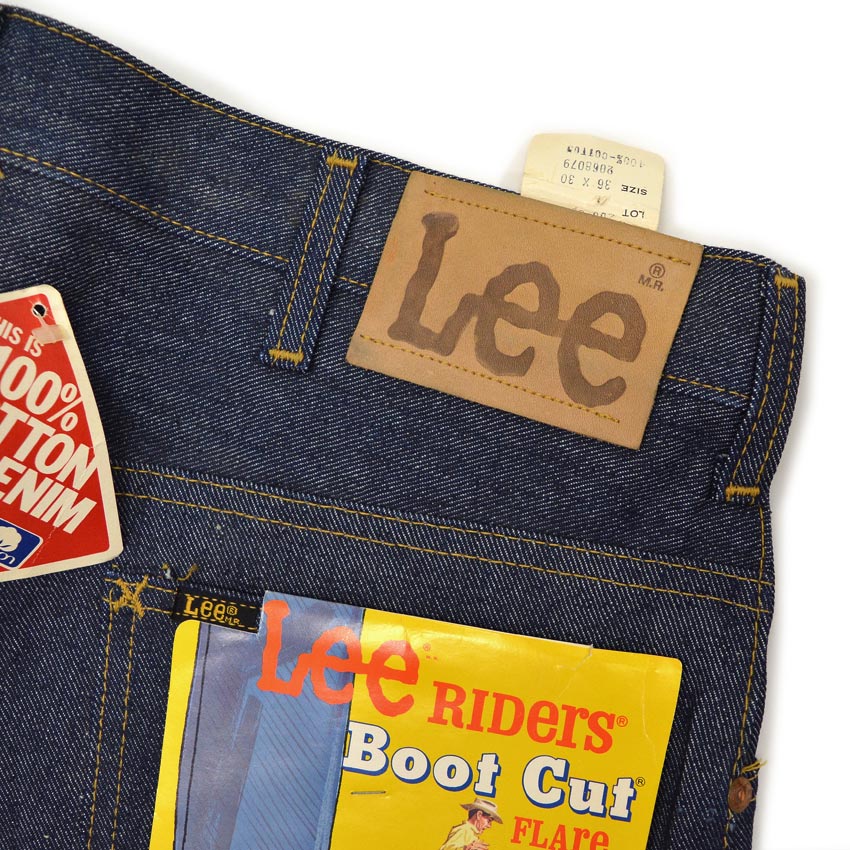 1970's DEADSTOCK Lee 200 BOOTS CUT DENIM PANTS... W36 L30