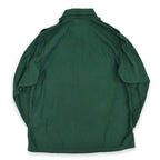 1960's~ USARMY SHIRT, AGGRESSOR COTTON SATEEN GREEN SHADE 255... L