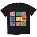 1990's SMILEY FACE Andy Warhol PRINT T-SHIRT ... L