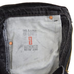 1990's Levi's 505 BLACK DENIM PANTS... W33 L32