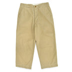 1940's USARMY TROUSERS COTTON KAHKI CHINO... W32.5 L26