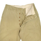 1940's~ USARMY 1945 TROUSERS COTTON KAHKI CHINO... W31 L29