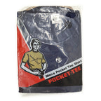 1980's DEADSTOCK EUREX Paki cotton POCKET PACK TEE NAVY... XL