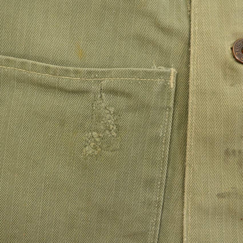 1940's U.S.M.C. P-41 HBT JACKET BLEACH CAMO ... Fits like 36