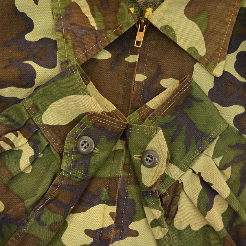 ~1970's USMC VIETNAM WAR SKULL EMBROIDERY TOUR JACKET...