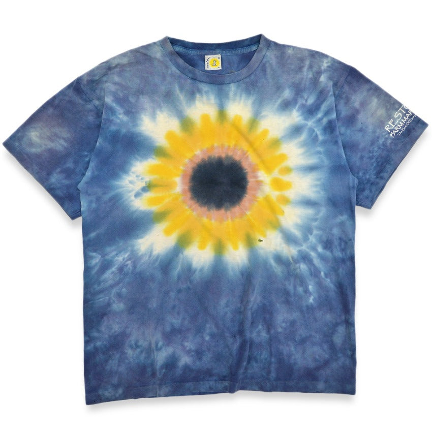 1980s SUNDOG Sunflower Tie-Dye T-Shirt ... XL