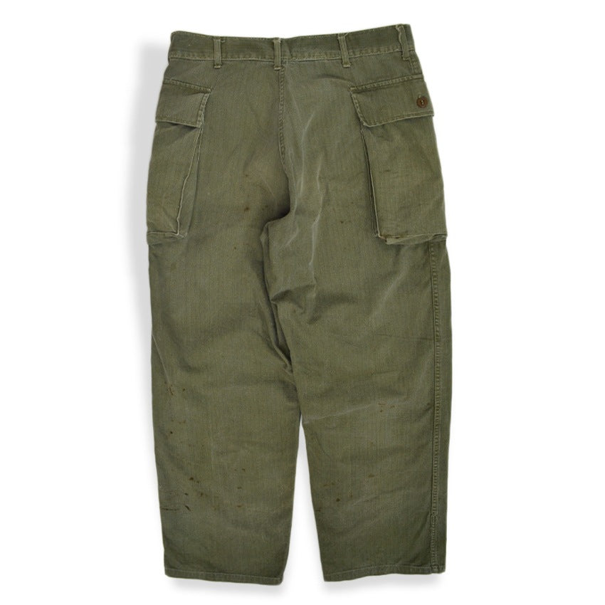 1940's U.S.ARMY WW2 M-43 HBT PANTS ... W32 L33