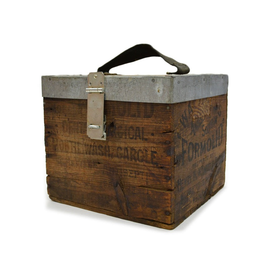 Circa.1920's HENRY K. WAMPOLE & Co. FORMOLID ADVERTISING WOOD BOX ...