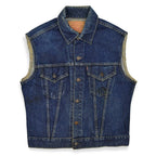 1960's LEVI'S 557XX CUT OFF DENIM VEST... 40