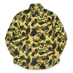 ~1990's PRENTISS DUCK HUNTER CAMO CHAMOIS CLOTH SHIRT... L