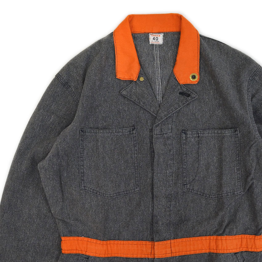 1950's TIMKEN TWO TONE COVERT WORK COVERALL... 40
