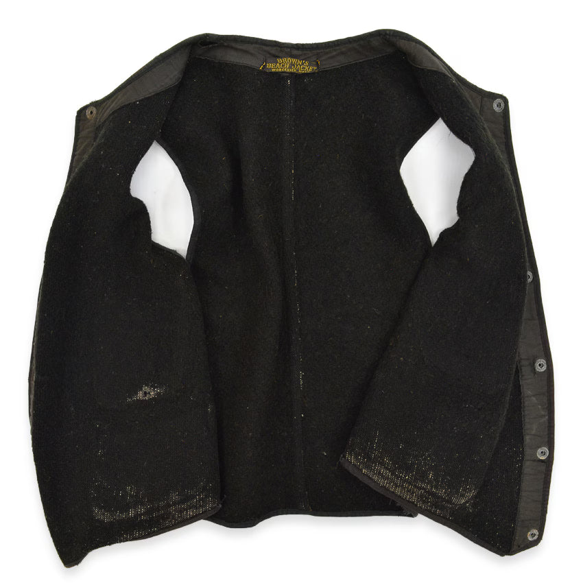 1930's BROWN'S BEACH VEST ... Fits like 38