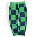 1970's GREEN NAVY PATCHWORK CORDUROY PANTS... W33 L30