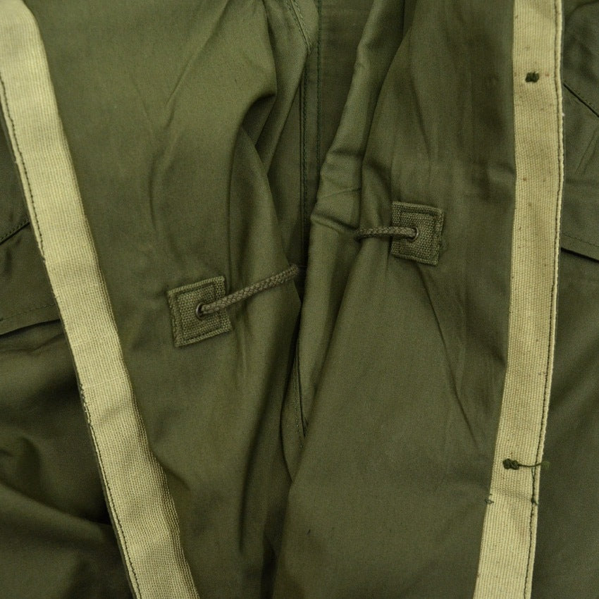 1970s Deadstock US Army Parka, Men's, M-65, Aluminum Zipper... X-Small