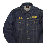 1950's Lee 101-J MU AGGIES FARMERS FAIR 1956' DENIM JACKET ... 38LONG