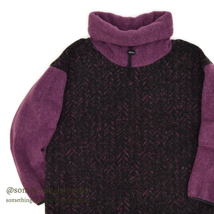 1990's SUNBUSTER NECK WARMER FLEECE PULLOVER ... M
