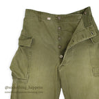 1940's U.S.ARMY WW2 M-43 HBT PANTS ... W29 L31