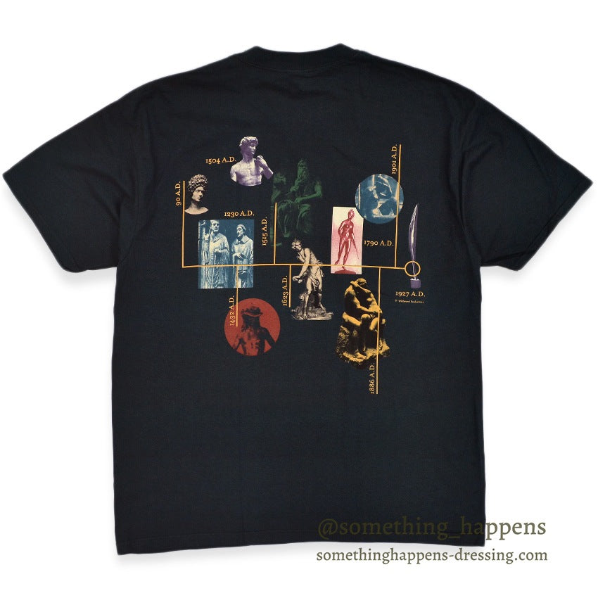 1990's〜 DEADSTOCK anvil WILDWOOD PRODUCTIONS ART SCULPTURE T-SHIRT ... XL