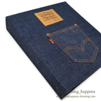 1970's~ DEADSTOCK Levi's ADVERTISING DENIM BINDER...
