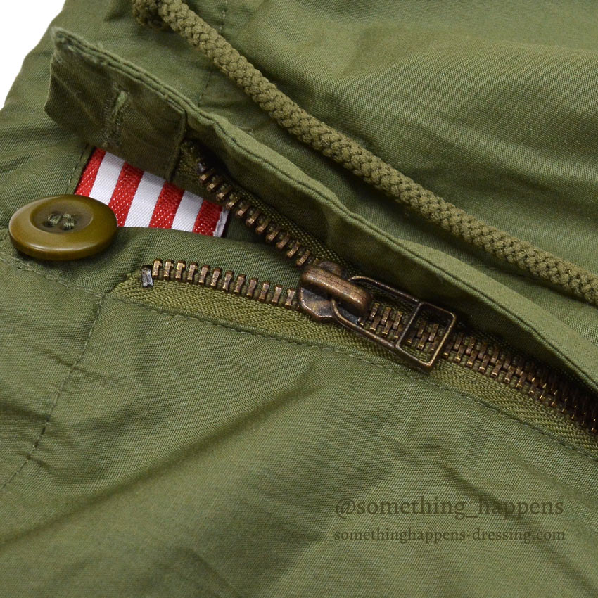 1990's~ DEADSTOCK UFO REFLECTIVE WEAR WIDE PANTS OLIVE...XS