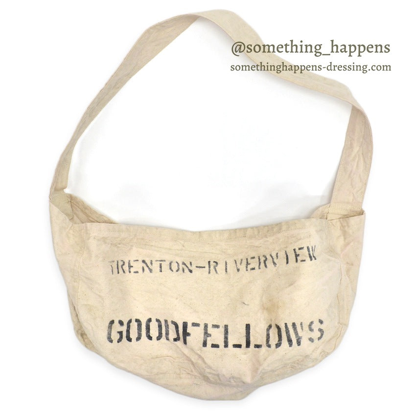 1960's~ TRENTON-RIVERVIEW GOODFELLOWS NEWS PAPER BAG...