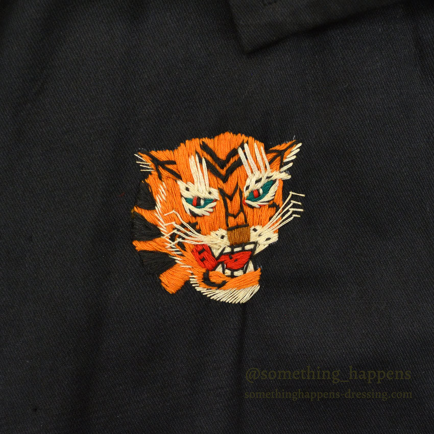 1960s VIETNAM SOUVENIR JACKET (Vietnamese style jacket) 67-68 LONG...