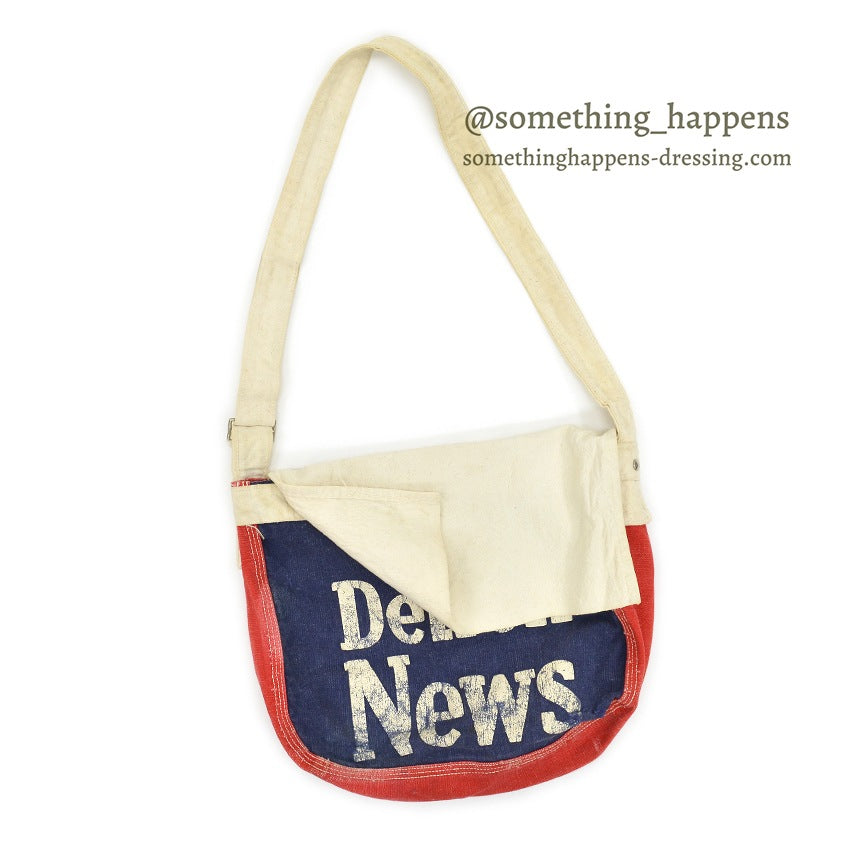 1960's〜 The Detroit News NEWS PAPER BAG 2 ... SMALL