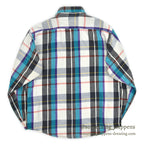 1970's~ FIVE BROTHER PLAID FLANNEL SHIRT...L